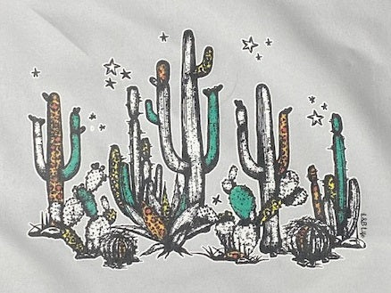 5 CACTUS WITH STARS
