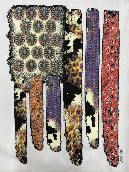 YOUTH TURQUOISE USA FLAG