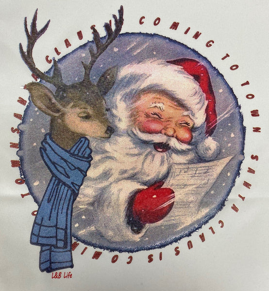 SANTA CAROL REINDEER SCARF