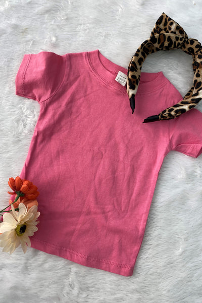 LUCKY TODDLERS TEE- LIGHT PINK