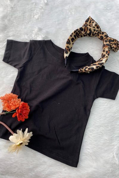 LUCKY TODDLERS TEE- BLACK