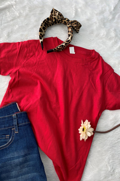 LUCKY YOUTH TEE- RED