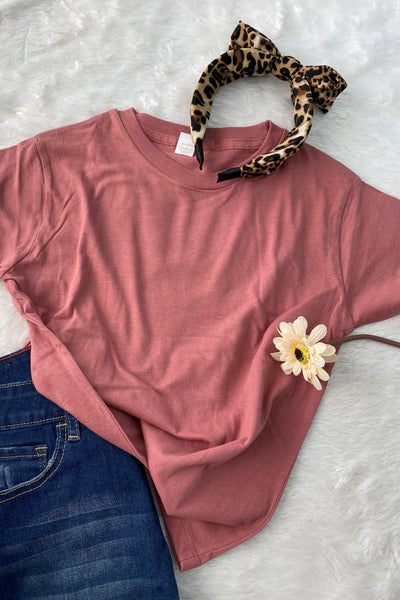 LUCKY YOUTH TEE- MAUVE