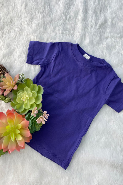 LUCKY TODDLERS TEE- PURPLE