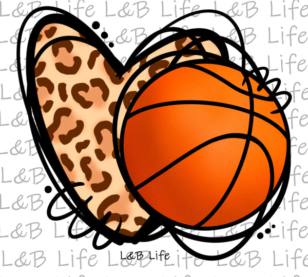 BASKETBALL LEO HEART