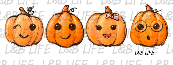 FOUR PUMPKINS