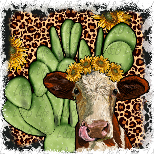 LEO SUNFLOWER COW