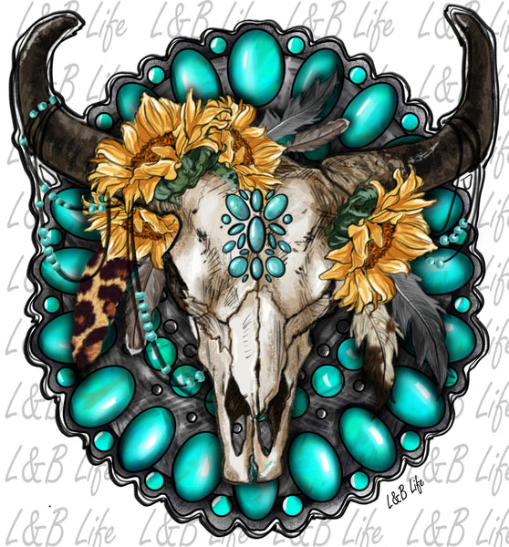 TURQUOISE STEER SUNFLOWER