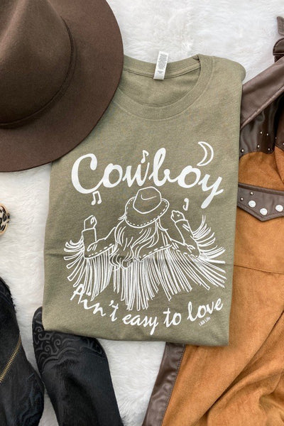 BC COWBOY AINT- OLIVE