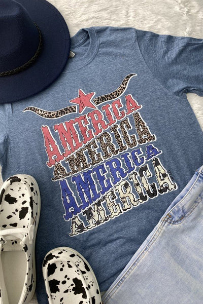 GILDAN AMERICA-DENIM BLUE