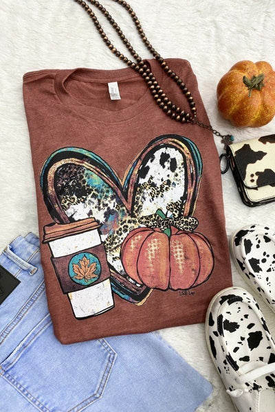 BC PUMPKIN HEART - RUST