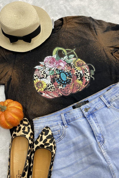 BC BL FLOWER PUMP - BLEACHED BLACK