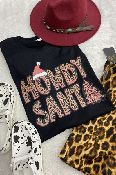 BC HOWDY SANTA - BLACK