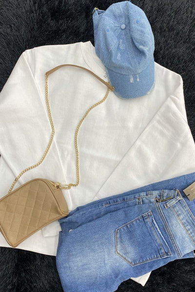 LBL SUBLIMATION Sweatshirt- CREAM