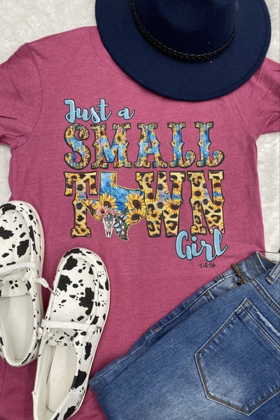 DTF BC JUST A SMALL TOWN GIRL - BERRY PRE-ORDER 4/28/23