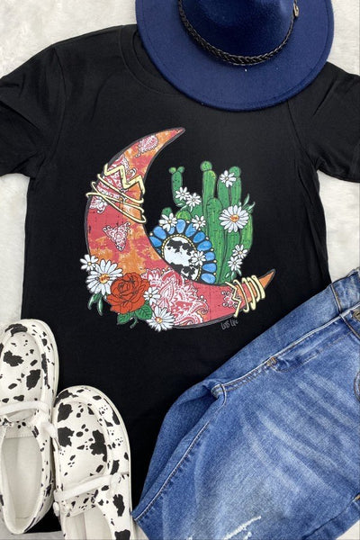 BC DTF BANDANA MOON - BLACK