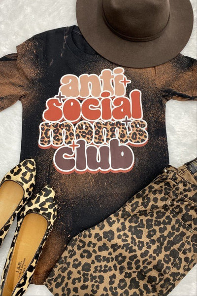 BC BL DTF ANTI SOCIAL MOMS CLUB - BLEACHED BLACK