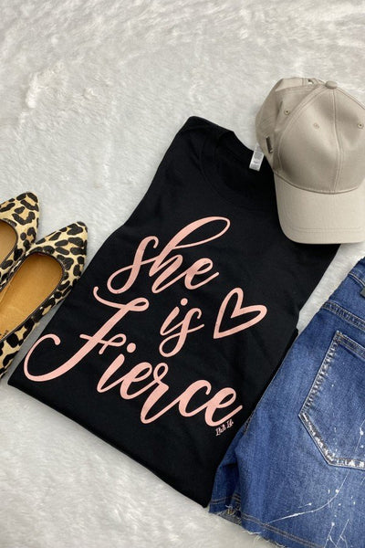 BC SHE IS FIERCE - BLACK