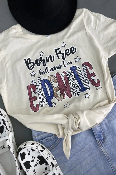 GILDAN BORN FREE - CREAM