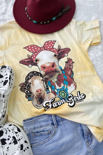 BC BLEACH FARM GIRLS - BLEACHED YELLOW PRE-ORDER 08/19/2022