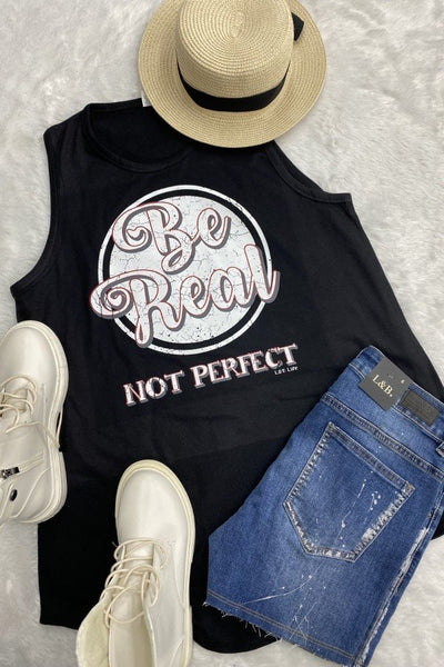 LBL T27862 BE REAL NOT- BLACK