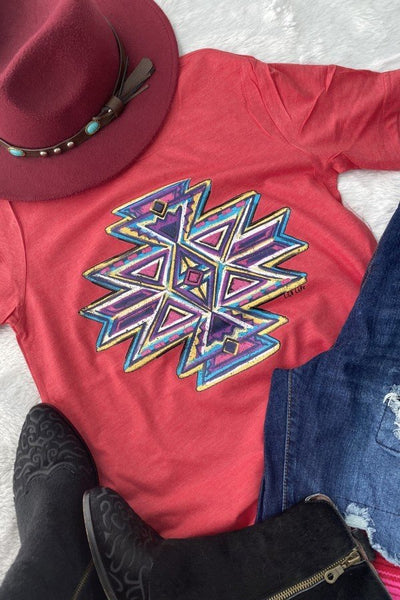 BC AZTEC - HEATHER RED