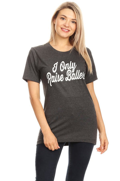 CH I ONLY RAISE- CHARCOAL