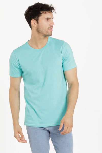 LBL 3142 SUBLIMATION TEE- HEATHER TURQUOISE