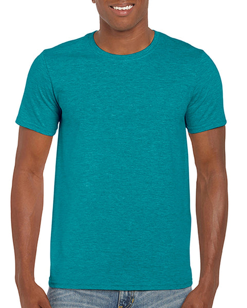 Gildan Softstyle - Heather Galapagos Blue