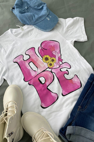 BC HOPE HEART- WHITE