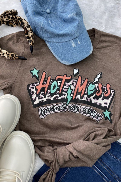 BC HOT MESS DOING- BROWN