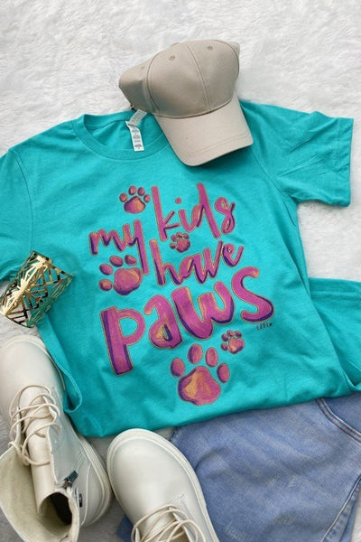 BC MY KIDS PAWS- TURQUOISE