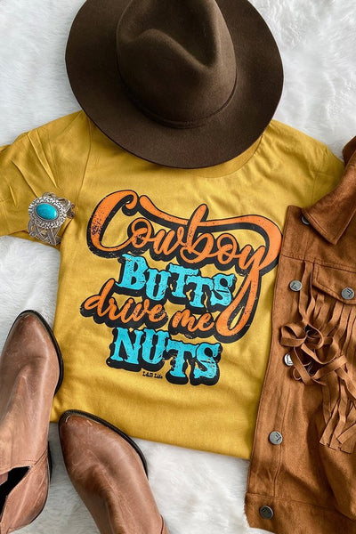 BC COWBOY BUTTS - MUSTARD