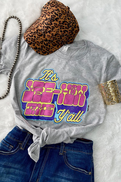 BC ITS YEE HAW TIME - LIGHT GRAY