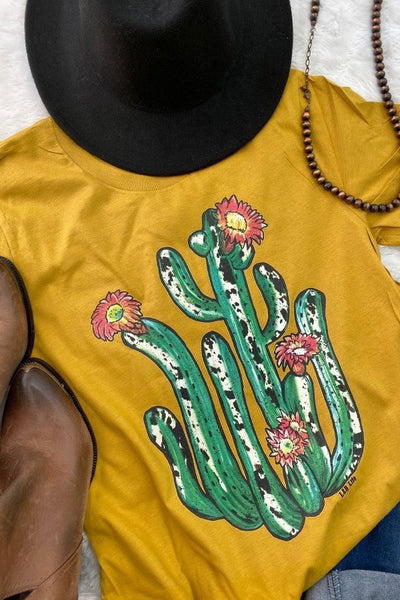 BC CACTUS COWHIDE- MUSTARD