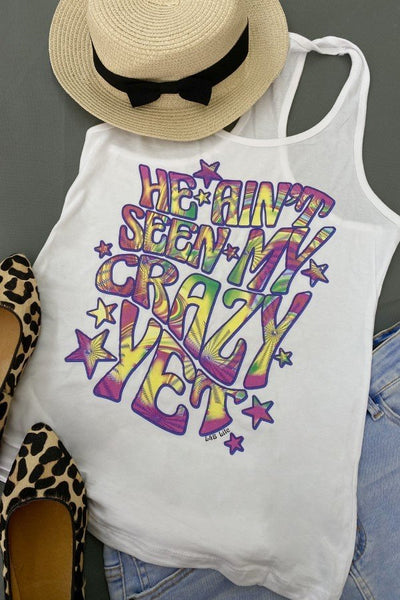 BELLA TANK HE AINT - CREAM