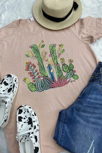 BC 8 CACTUS - HEATHER PEACH