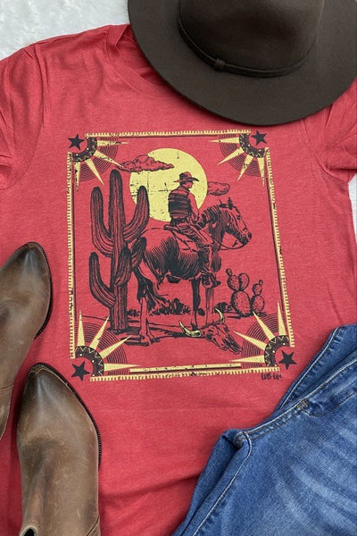 BC COWBOY SUN - HEATHER RED