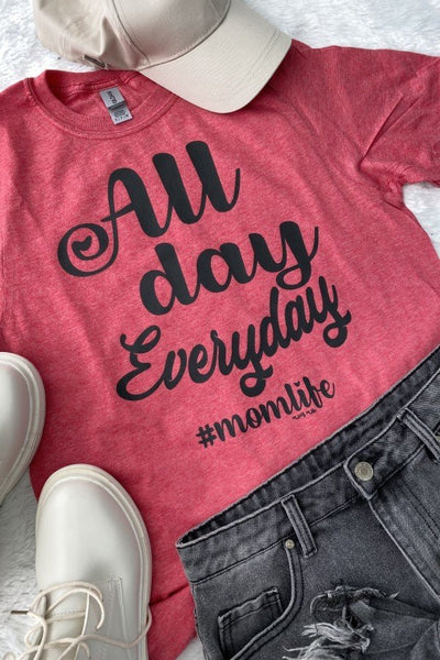 BC MAMA SHARK - HEATHER RED