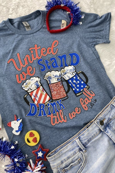 GILDAN UNITED WE STAND - HEATHER INDIGO