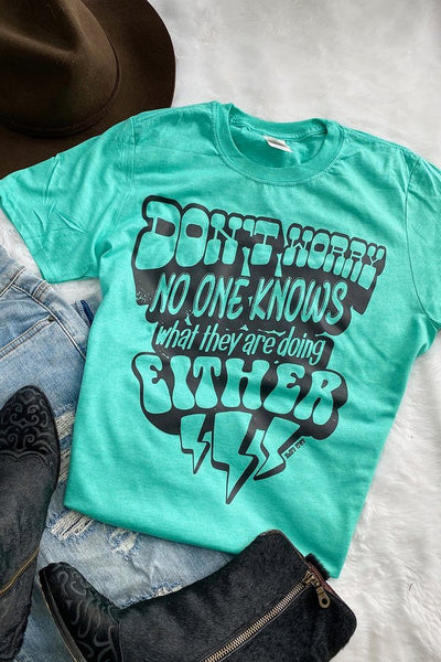 GILDAN DONT WORRY - SEAFOAM