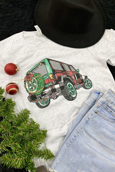 BC PLAID JEEP- OATMEAL