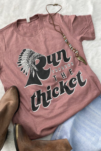 BC RUN THE THICKET- HEATHER MAUVE