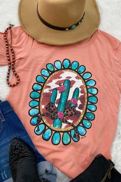 BC TURQ CACTUS- SUNSET