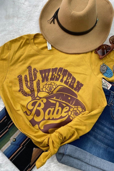 BC WESTERN BABE- MUSTARD