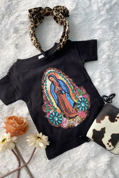 LUCKY VIRGIN MARY- BLACK