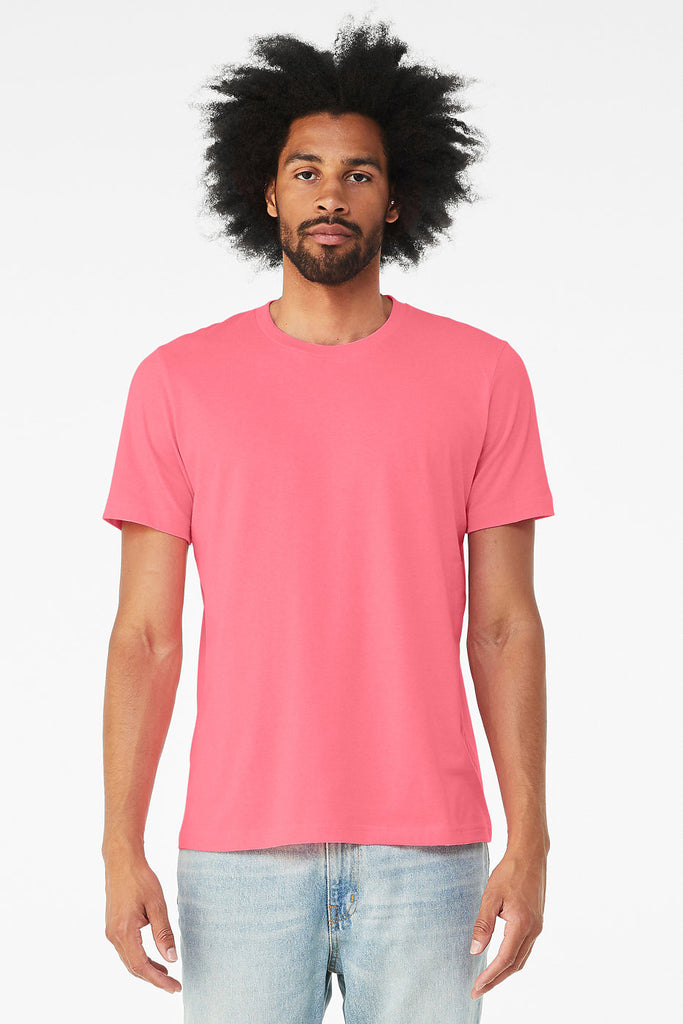 Bella Canvas 3001 CVC - Neon Pink