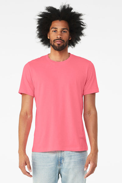 Bella Canvas 3001 CVC - Neon Pink