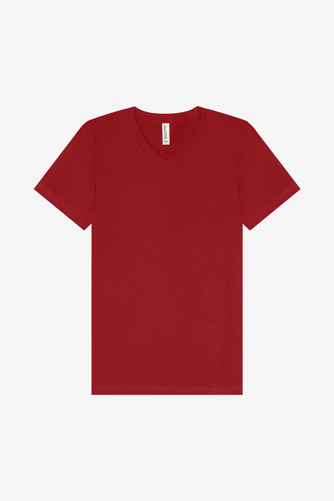 Bella Canvas 3005 V-Neck Short Sleeve - Canvas Red