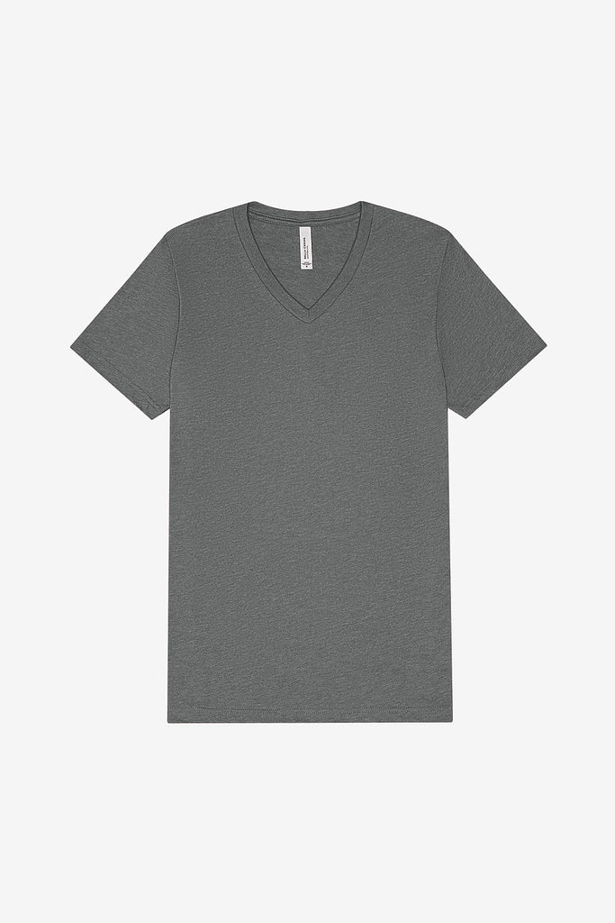 Bella Canvas 3005 CVC V-Neck Short Sleeve - Deep Heather